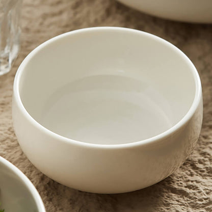Bol en porcelaine blanche Lighteme