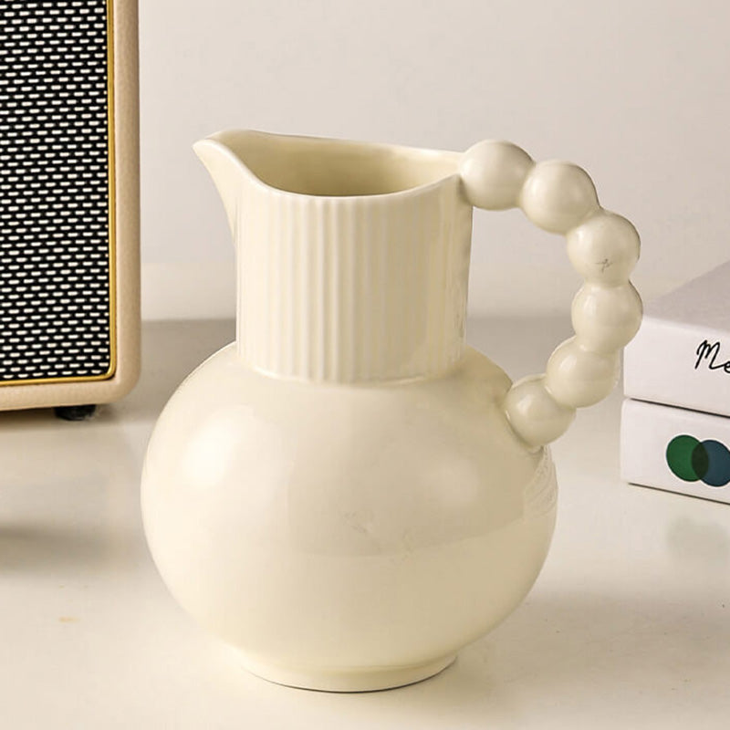 Lighteme Keramikvase in Kesselform