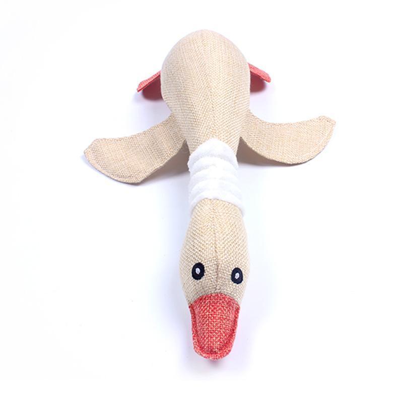 Jouet en lin pour chien Lighteme Wild Goose Dog (3 couleurs)