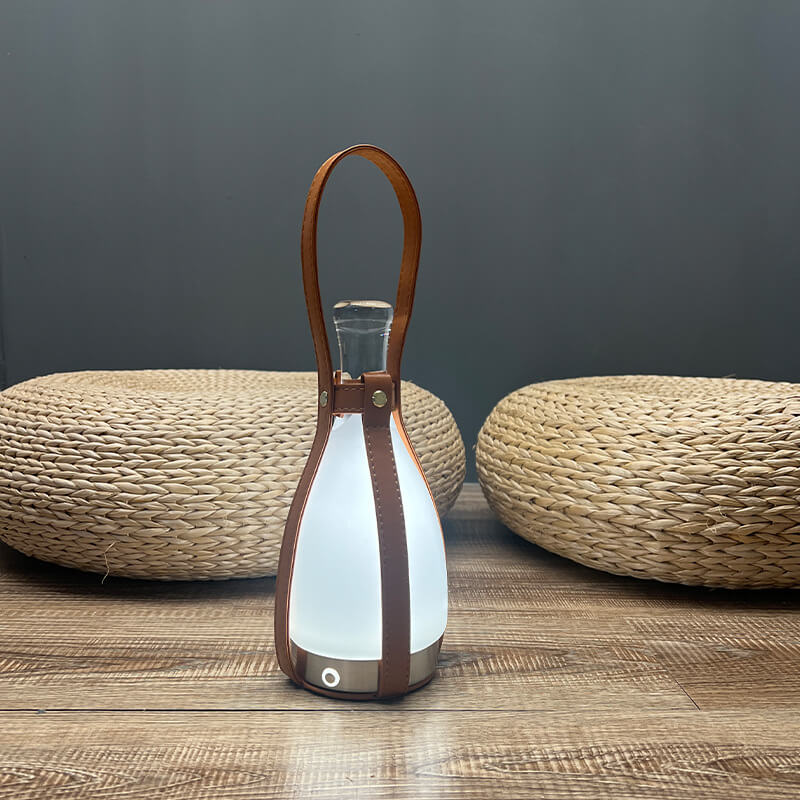 Lighteme Weinflaschen-Tischlampe