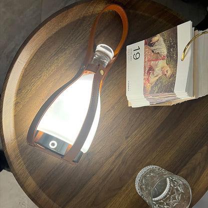 Lighteme Weinflaschen-Tischlampe