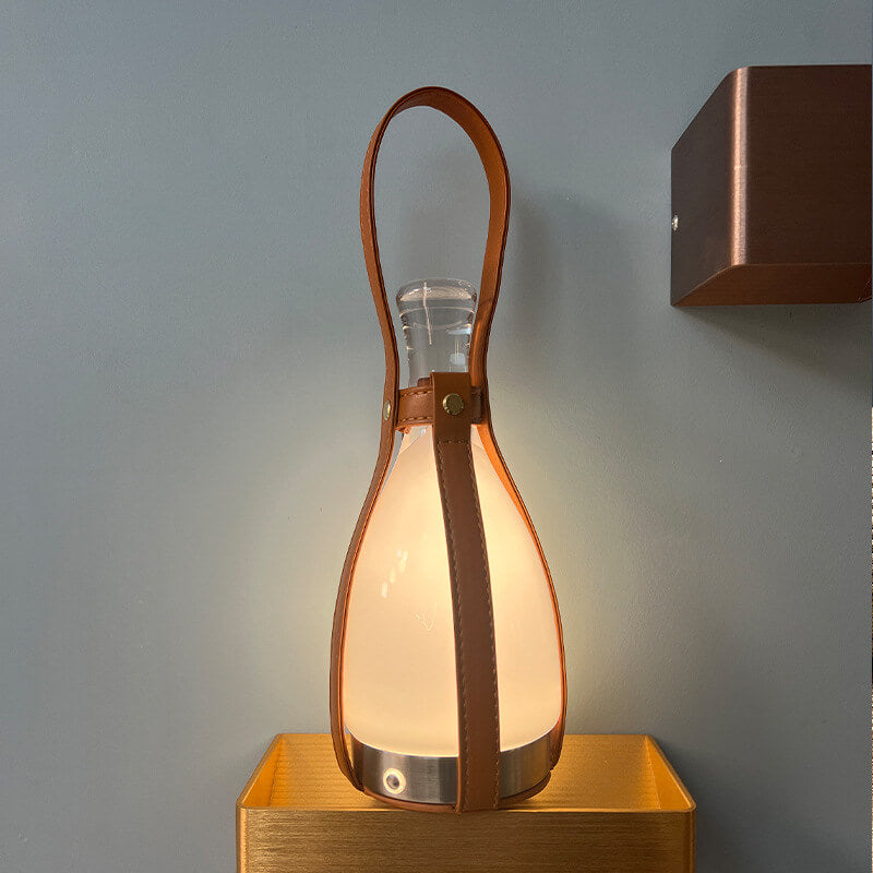 Lighteme Weinflaschen-Tischlampe