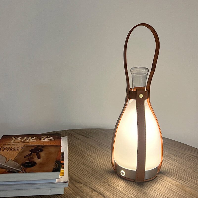 Lighteme Weinflaschen-Tischlampe