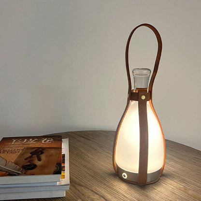 Lighteme Weinflaschen-Tischlampe