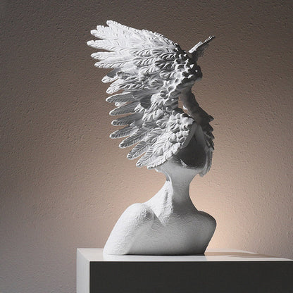 Lighteme Flügelfigur Skulptur