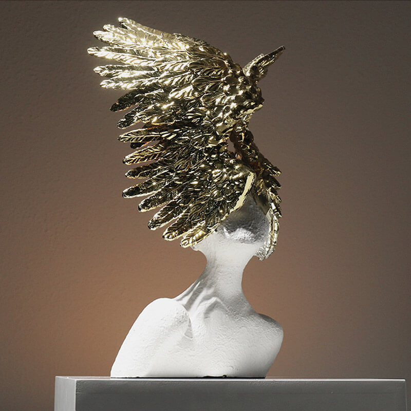 Lighteme Flügelfigur Skulptur