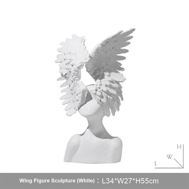 Lighteme Flügelfigur Skulptur