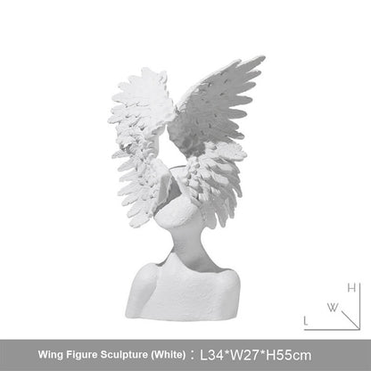 Lighteme Flügelfigur Skulptur