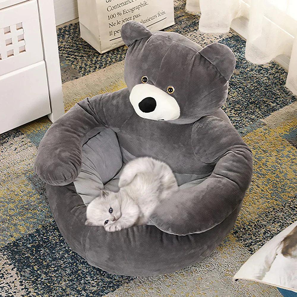 Canapé Lighteme Bear - Siège moelleux idéal pour les animaux de compagnie ou les tout-petits