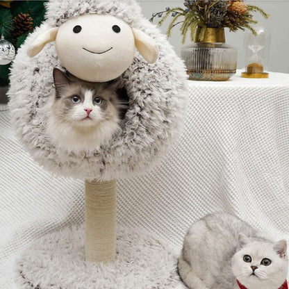 Lighteme Winter Lamb Shape Cat Tree (2 Types)