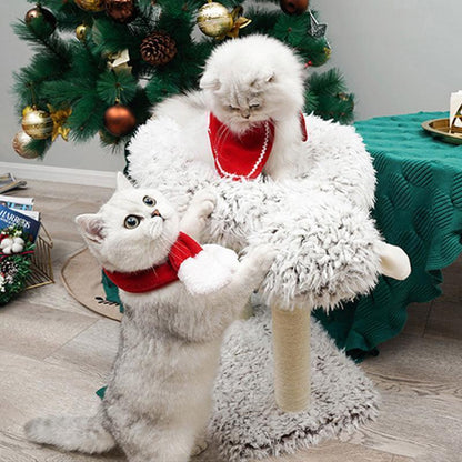 Lighteme Winter Lamb Shape Cat Tree (2 Types)
