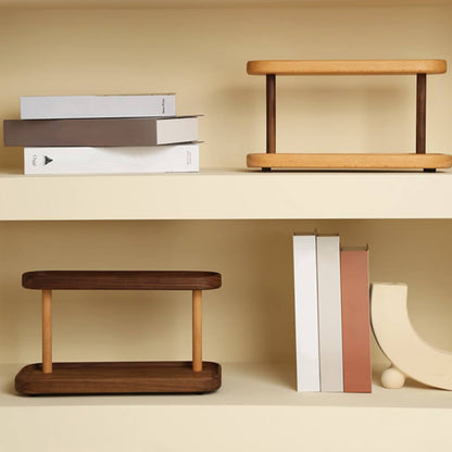 Support de rangement de bureau pour bijoux en bois Lighteme