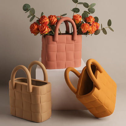 Vase en céramique tissé Lighteme