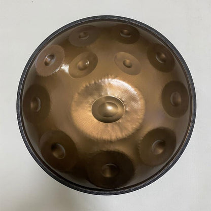 X-Star 22'' 9/10/12 Noten Handpan Drum aus 1,2 mm starkem Edelstahl, kurd/celtic d-Moll Space Drum Handpan