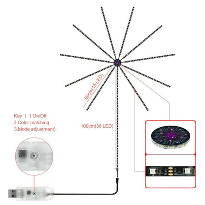 Lighteme Intelligent LED firework lights