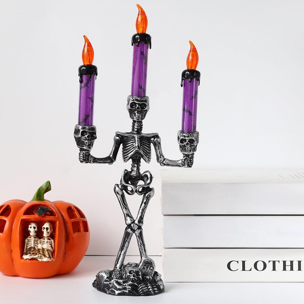 Chandelier squelette d'Halloween Lighteme avec lumières LED | ACHETEZ-EN 1, OBTENEZ-EN 1 GRATUIT (2 PIÈCES)