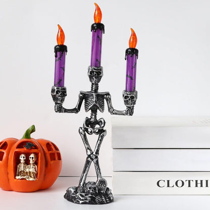 Chandelier squelette d'Halloween Lighteme avec lumières LED | ACHETEZ-EN 1, OBTENEZ-EN 1 GRATUIT (2 PIÈCES)