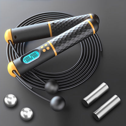 Lighteme Springseil in Form eines Springseils – verstellbares digitales Zählseil und Vibrationserinnerung für Fitness, Training, Workout, Fitnessstudio