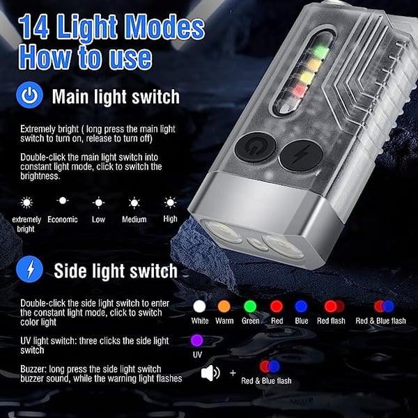 Lighteme Micro EDC-Taschenlampe