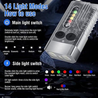 Lighteme Micro EDC-Taschenlampe
