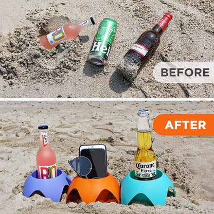 Getränkehalter für den Strand von Lighteme | 5er-Set