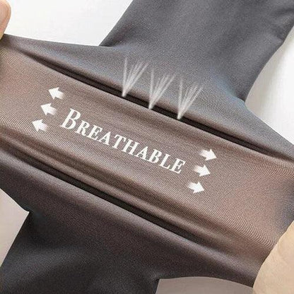 Lighteme Fleece Leggins | Warme Strumpfhose aus superelastischem Plüsch