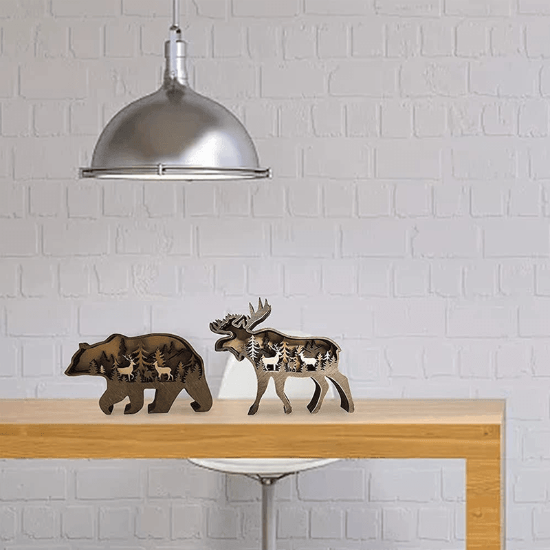 Décoration créative d'animaux de la forêt Lighteme