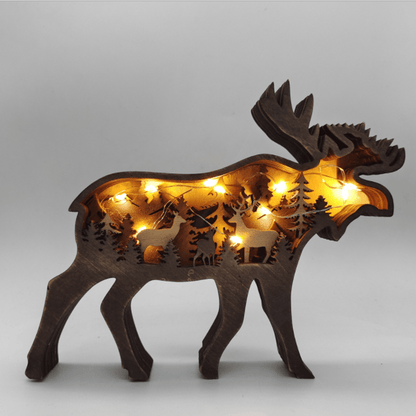 Décoration créative d'animaux de la forêt Lighteme