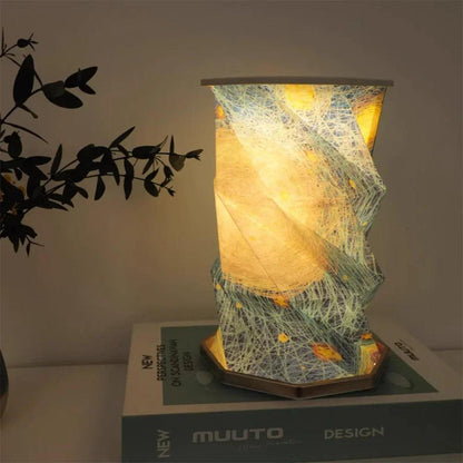 Lighteme Handgefertigte faltbare Kunstlampe 