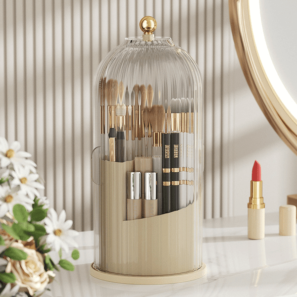 Lighteme 360° Make-up-Pinsel-Organizer + kostenlose Lippenstift-Aufbewahrungsbox