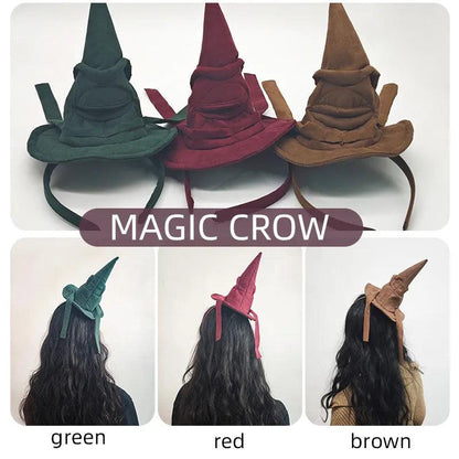 Serre-tête chapeau de sorcière Lighteme Halloween