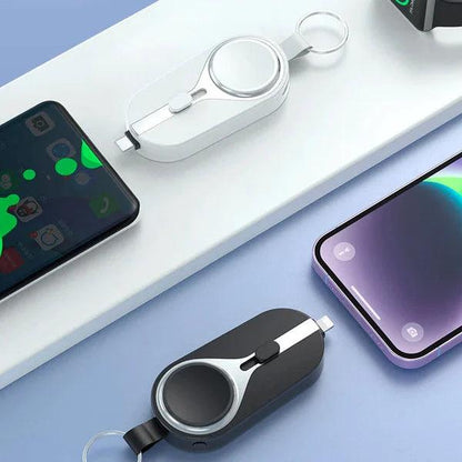 Lighteme 2 in 1 smartphone charger on your key ring