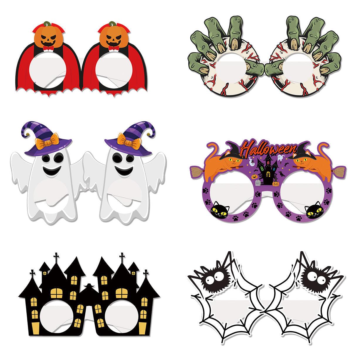 Verres en papier pour fête d'Halloween Lighteme – Lot de 6/12