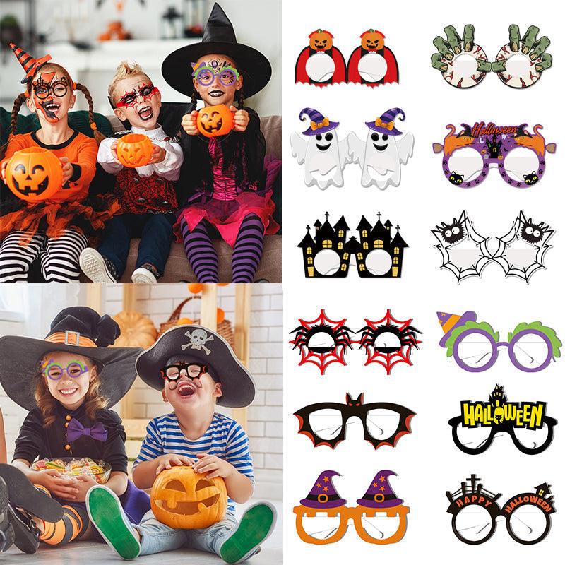 Verres en papier pour fête d'Halloween Lighteme – Lot de 6/12