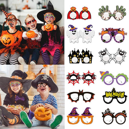Verres en papier pour fête d'Halloween Lighteme – Lot de 6/12