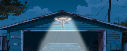 Lampadaire solaire d'extérieur Lighteme 1 500 W avec mât de 248 cm, étanche IP67, avec télécommande