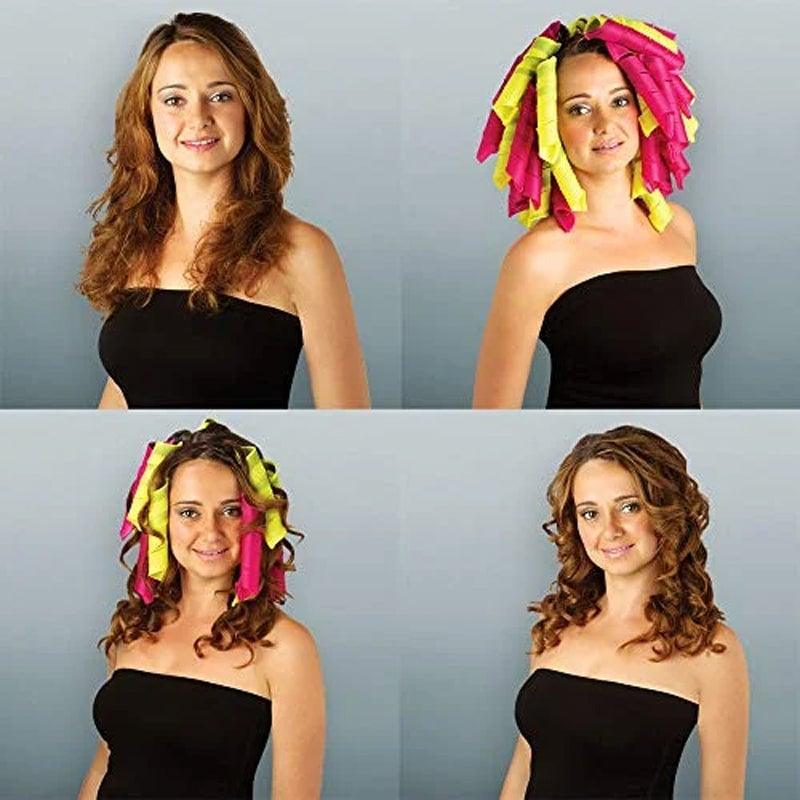 Lighteme Lockenstab zaubert perfekte Locken über Nacht ohne Hitze, ohne Schäden