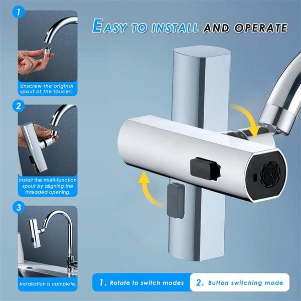 Lighteme Wasserfall Küchenarmatur