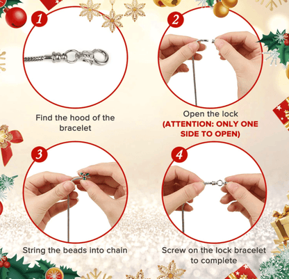 Lighteme DIY Weihnachts-Adventskalender-Armbandset