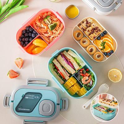 Tragbarer Lunchbehälter von Lighteme mit Fächern und Tragegriff