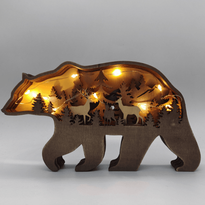 Décoration créative d'animaux de la forêt Lighteme