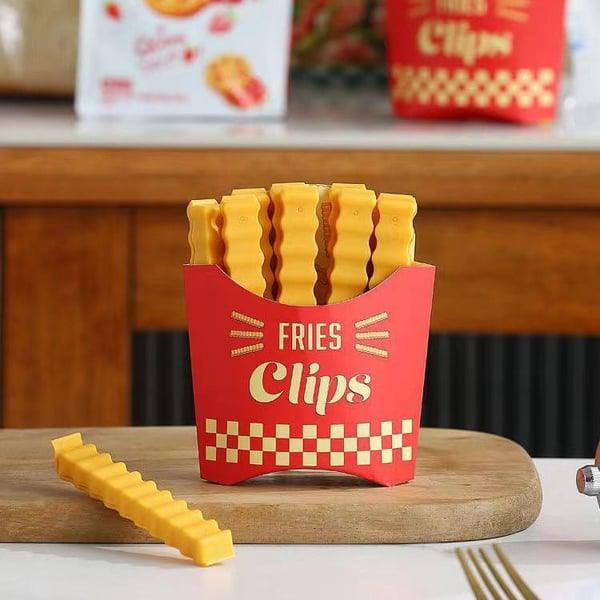 Lighteme Pommes-Frites-Verschlussclips für Snackbeutel | 1 KAUFEN, 1 GRATIS ERHALTEN