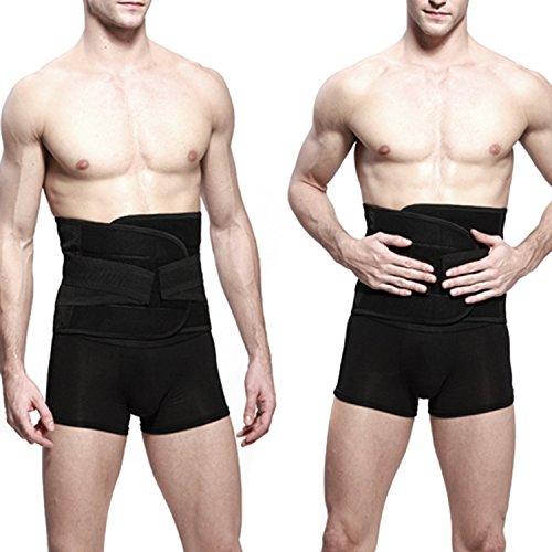 Ceinture de sudation Lighteme pour hommes - Entraîneur de taille - Brûlez la graisse du ventre !