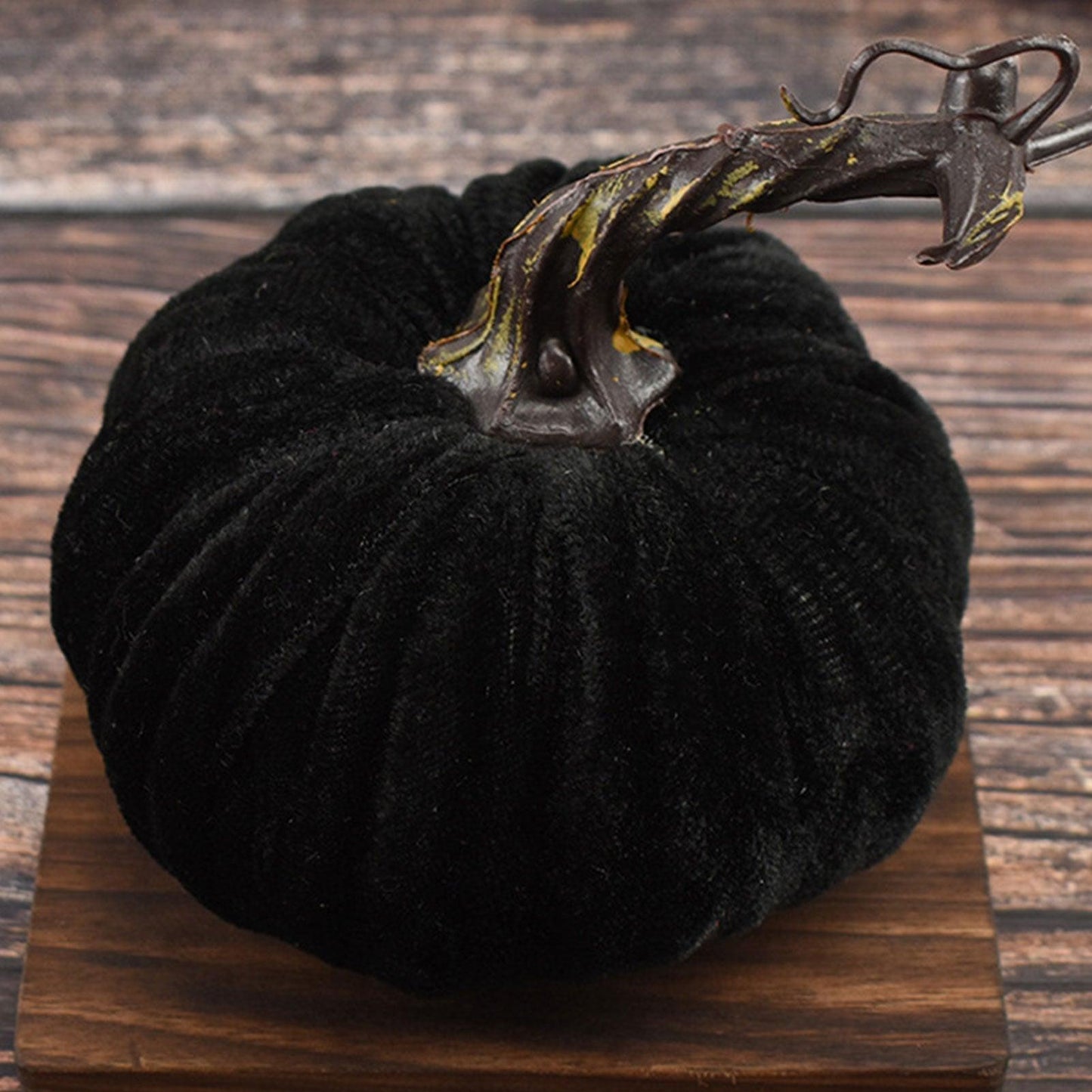 Mini citrouilles d'Halloween en velours Lighteme