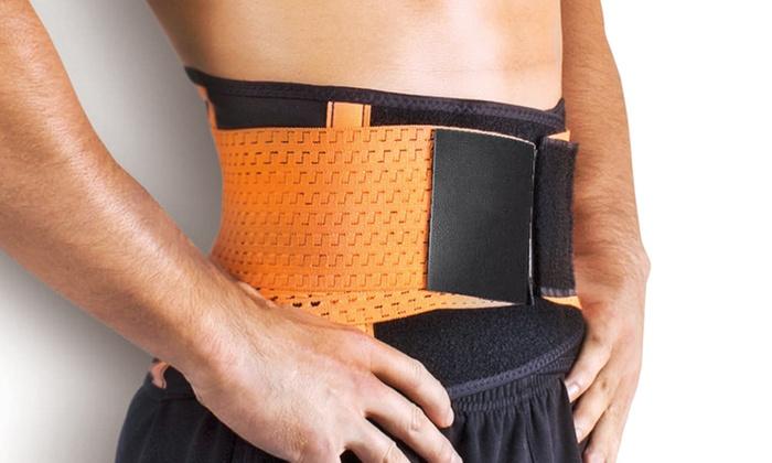 Ceinture de sudation Lighteme pour hommes - Entraîneur de taille - Brûlez la graisse du ventre !