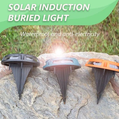 Lampe solaire enterrée d'extérieur Lighteme | Lot de 3