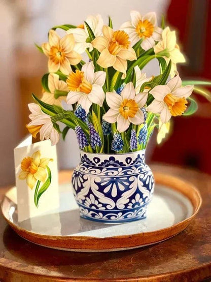 Lighteme 3D-Blumenstrauß-Grußkarte