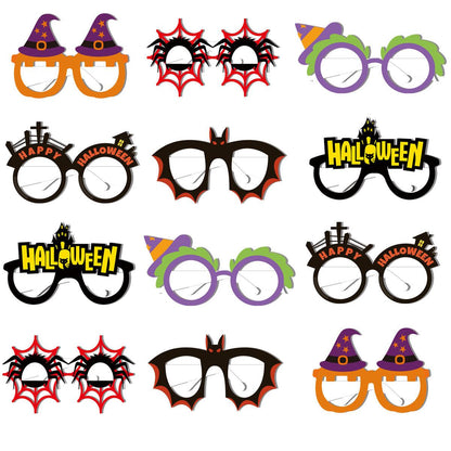 Verres en papier pour fête d'Halloween Lighteme – Lot de 6/12