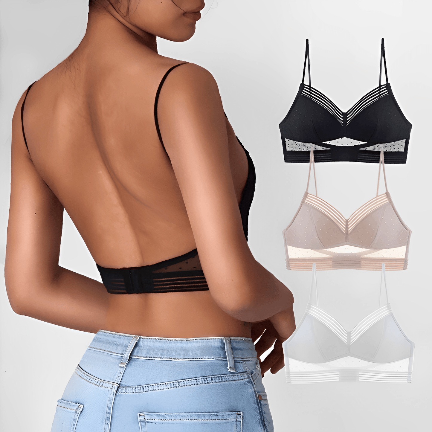 Lighteme Nahtloser Bralette-BH 