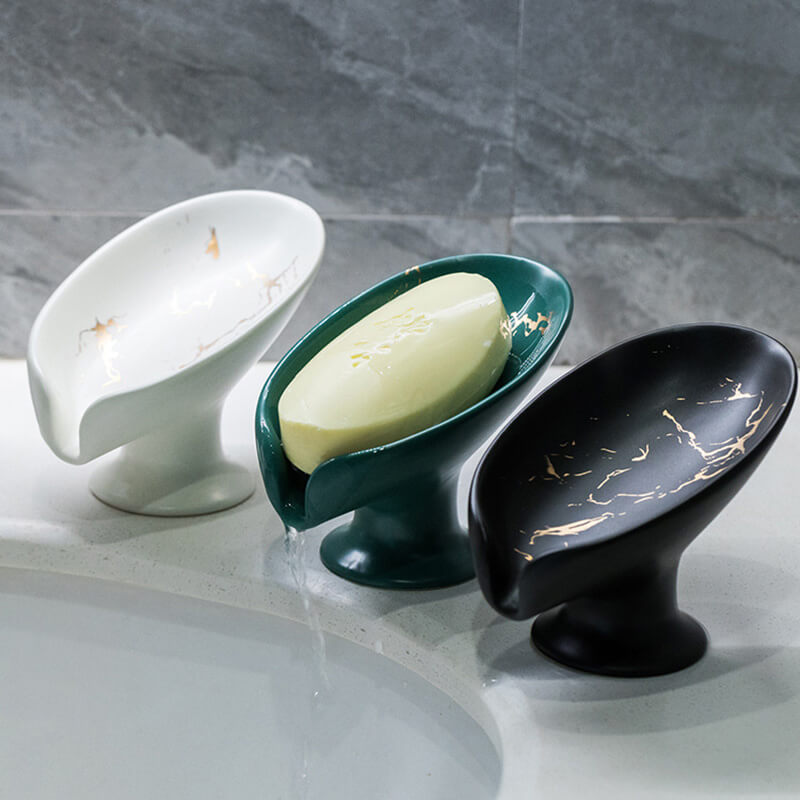 Porte-savon de luxe en céramique Lighteme